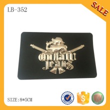 LB352 Custom-Präge-Leder-Patch und Leder-Patch für Hut und Leder Patch